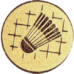 Emblémy kovové MINI / MAXI - 16 bedminton