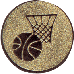 Emblémy kovové MINI / MAXI - 23 basketbal