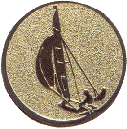 Emblémy kovové MINI / MAXI - 33 plachetnica
