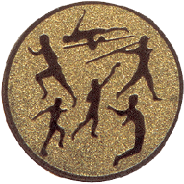 Emblémy kovové MINI / MAXI - 38 atletika