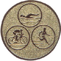 Emblémy kovové MINI / MAXI - 39 triatlon