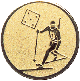 Emblémy kovové MINI / MAXI - 52 biatlon