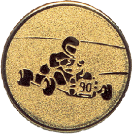 Emblémy kovové MINI / MAXI - 65 motokára