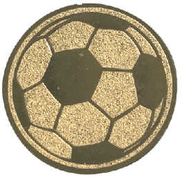 Emblémy kovové MINI / MAXI - 106 futbalová lopta
