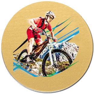 Emblémy UV farebné MINI / MAXI - 69 horská cyklistika/MTB